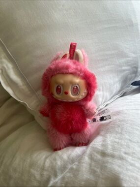Fluffy Pink Labubu Collectible